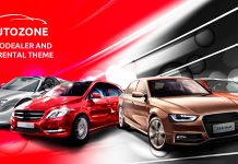 Autozone Theme pour concessionnaire automobile et location de voitures