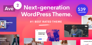Ave Theme WordPress multi usages responsive