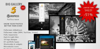 BIG Gallery WP PhotographiePortfolio en plein ecran