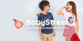 BabyStreet Theme WooCommerce pour les boutiques de jouets et