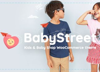 BabyStreet Theme WooCommerce pour les boutiques de jouets et