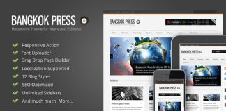 Bangkok Press Theme Responsive Actualites Editorial
