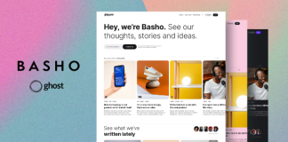 Basho Theme polyvalent pour blog Ghost