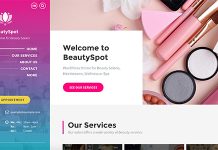 BeautySpot Theme WordPress pour salon de beaute