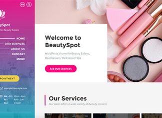 BeautySpot Theme WordPress pour salon de beaute