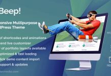 Beep! – Thème WordPress polyvalent et réactif Beep Theme Wordpress polyvalent et reactif