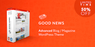 Bonne nouvelle Theme WordPress pour blog et magazine