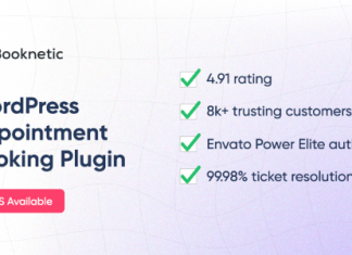 Booknetic Extension de reservation WordPress pour la planification de
