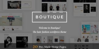 Boutique Theme WooCommerce de mode Kute prise en charge