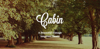 Cabine Magnifique Theme Vintage
