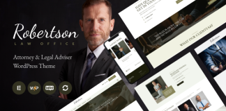 Cabinet davocats Theme WordPress pour avocat et conseiller juridique