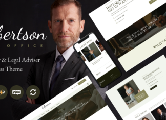 Cabinet davocats Theme WordPress pour avocat et conseiller juridique