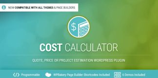 Calculateur de couts WordPress