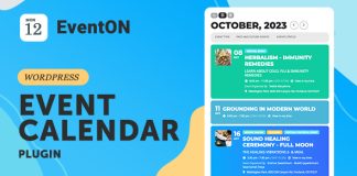Calendrier devenements virtuels EventON Extension WordPress