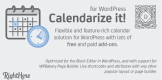 Calendrieriser le pour WordPress