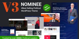 Candidat Theme WordPress politique pour candidatleader politique