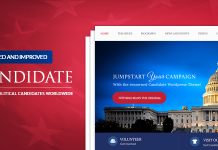Candidat Theme politique WordPress