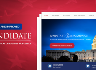 Candidat Theme politique WordPress