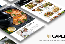 Capella Site WordPress du Restaurant