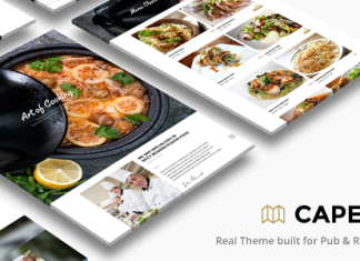 Capella Site WordPress du Restaurant