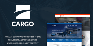 Cargo Theme WordPress pour le transport et la logistique