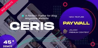 Ceris Theme WordPress de Magazine dActualites