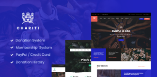 Chariti Plateforme WordPress pour la charite les dons et