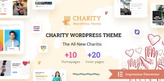 Charitix Theme WordPress de charite a but non lucratif