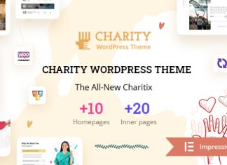 Charitix Theme WordPress de charite a but non lucratif