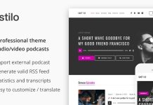 Chateau Theme WordPress pour podcast audio