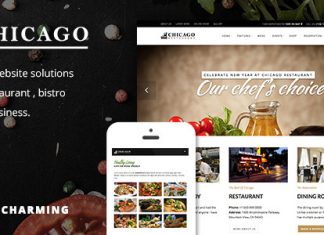 Chicago theme WordPress pour restaurant et cafe