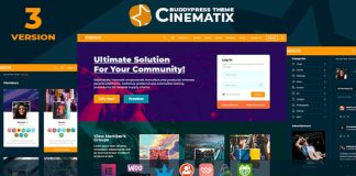 Cinematix Le nouveau theme dadhesion BuddyPress
