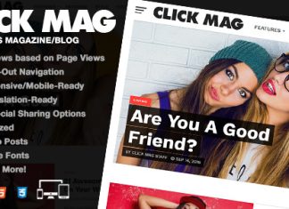 Cliquez sur Mag Theme de magazineblog dactualites virales WordPress