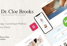 Cloe Brooks Theme WordPress pour la psychologie le conseil
