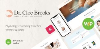 Cloe Brooks Theme WordPress pour la psychologie le conseil