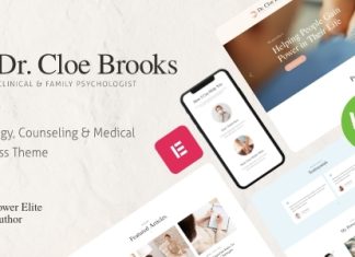 Cloe Brooks Theme WordPress pour la psychologie le conseil
