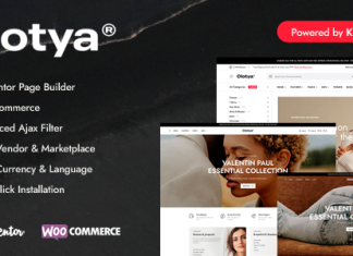 Clotya Theme eCommerce pour magasin de mode
