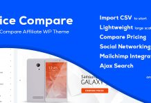 Comparateur de prix – Thème WordPress de Comparaison des Coûts Comparateur de prix Theme WordPress de Comparaison des Couts