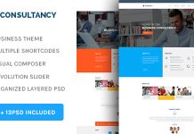 Consultance – Thème de consultance et de business pour WordPress Consultance Theme de consultance et de business pour WordPress