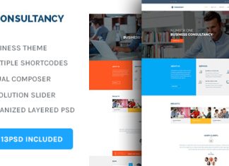 Consultance Theme de consultance et de business pour WordPress