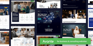 Consulting dentreprise Avante WordPress