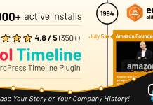 Cool Timeline Pro Plugin de chronologie horizontale et verticale