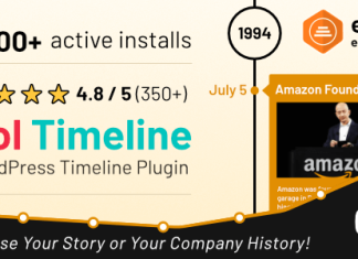 Cool Timeline Pro Plugin de chronologie horizontale et verticale