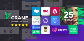 Crane Theme WordPress polyvalent et adaptable aux differents appareils
