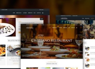 Cristiano Theme WordPress pour restaurant