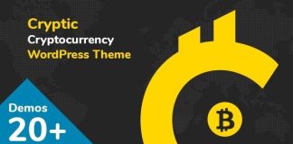 Cryptic Theme WordPress de Cryptomonnaie