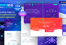 Cryptico Theme WordPress pour ICO Crypto Landing Cryptocurrency