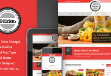 Delicieux Theme Wordpress pour restaurant