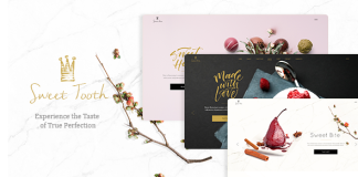 Dent sucree Delicieux theme de la patisserie