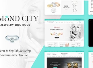 DiCi Theme WordPress pour boutique de bijoux